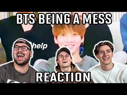 K-POP NEWBIES WATCH BTS BEING A MESS ON VLIVE!