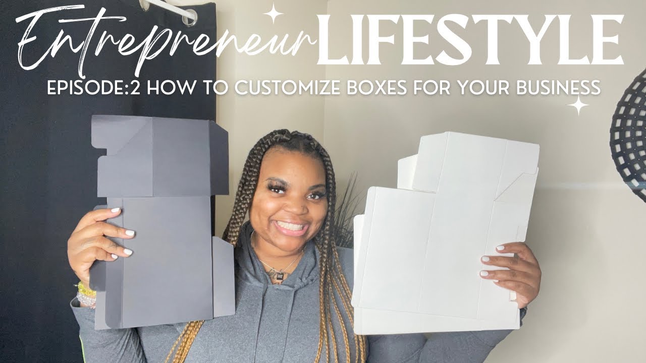 SMALL BUSINESS LAUNCH: EPISODE 2 DIY CUSTOM BOXES | BRAND YOUR BUSINESS | LOGO BOXES