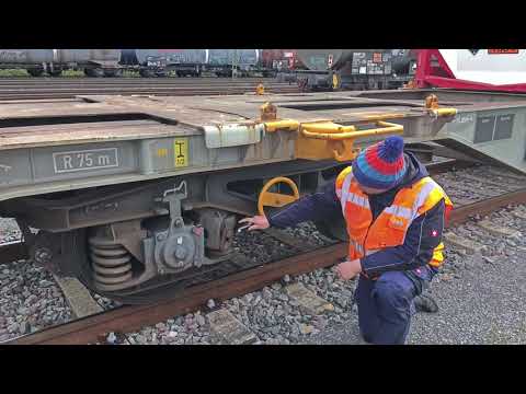 Einar erklärt Eisenbahn - Wagenprüfer am Y25 Drehgestellt 9093