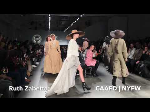Ruth Zabetta - finale of Fashion Runway show Fall 2020 at Pier59 Studios