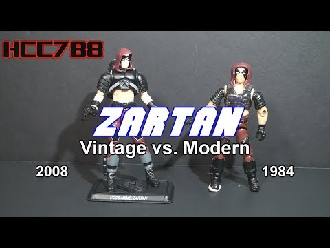 HCC788 - Vintage vs. Modern ZARTAN! - G.I. Joe toy comparison!