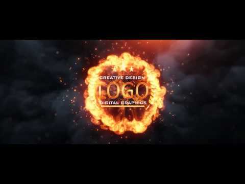 Flame Logo Intro - Video intro Animation #42