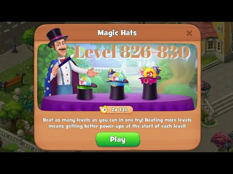 Gardenscapes Level 826-830