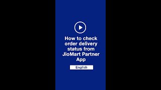 How to check order delivery status. #order #status #delivery #kirana #merchant #jiomartpartner