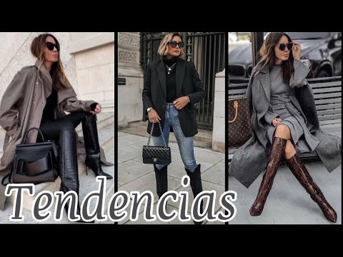 TENDENCIAS DE MODA 2022 🤍🤎  COMBINACIONES TEMPORADA OTOÑO INVIERNO 2021-2022 PARA MUJER
