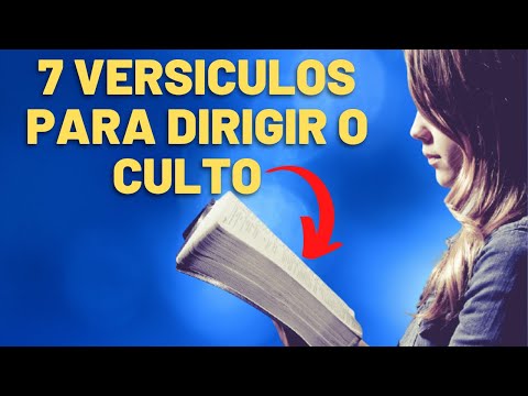7 VERSÍCULOS PARA DIRIGIR  O CULTO NA IGREJA   | FÁCEIS E RÁPIDOS