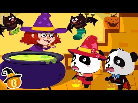 Scary Witch's Magical Pot | Spooky Halloween Party | Halloween Songs | Halloween Cartoon | BabyBus