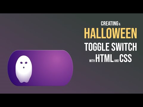 Creating a halloween toggle switch with HTML and CSS
