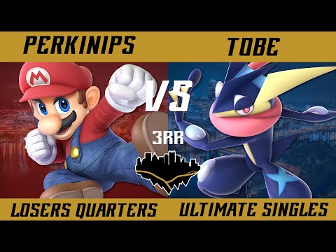 Three River Rumble #36 Losers Quarter Finals - Perkinips (Mario) vs. Tobe (Greninja) - SSBU