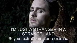 30 seconds to mars - stranger in a strange land - subtitulada en español e inglés