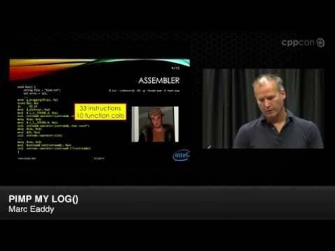 CppCon 2014: Lightning Talks - Marc Eaddy "Pimp my Log()"