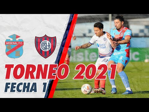 LPF Torneo 2021 - Fecha 1: Arsenal 1 San Lorenzo 1