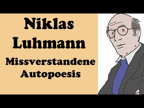 Niklas Luhmann: Missverstandene Autopoiesis - Soziologie - Systemtheorie