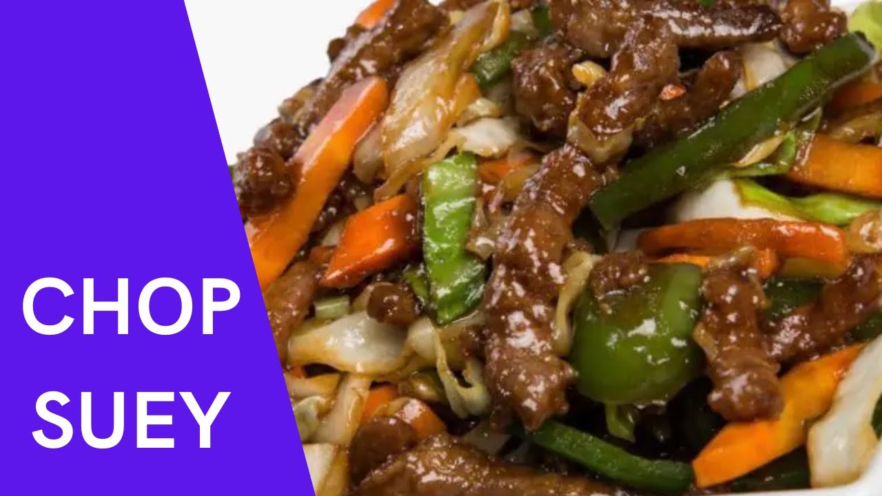 COMO FAZER CHOP SUEY DE CARNE | carne com legumes | beef chop suey | receita fácil