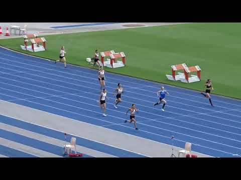 T/F2. 200m U15yrs Women, 2022 QLD Athletics Championships, Brisbane 6/03/2022