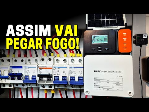 Qual DISJUNTOR para Controlador de Carga MPPT?