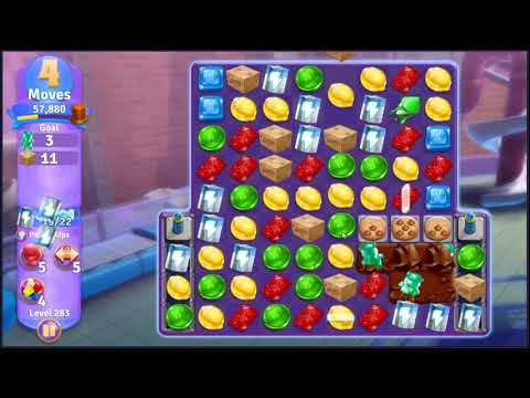Wonka's World of Candy Level 283 - NO BOOSTERS + FULL STORY 🍫 | SKILLGAMING ✔️