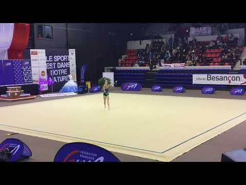 Laurine Rebora - Nat C 18 ans et + - France Besançon 2018