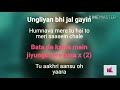 Humnava Mere Song Karaoke With Lyrics A Series
