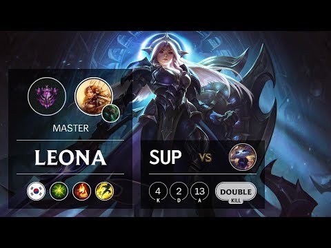 Leona Support vs Yuumi - KR Master Patch 9.10