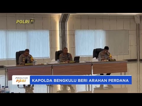KAPOLDA BENGKULU BERI ARAHAN PERDANA