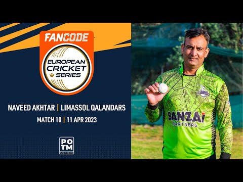 POTM: N.Akhtar - AMD vs LQ | Highlights | FanCode ECS Cyprus | 11 Apr 2023 | ECS23.177