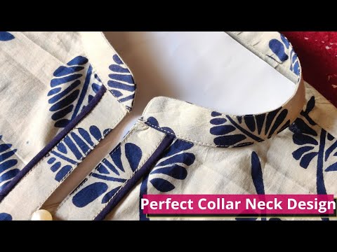 collar kurti cutting