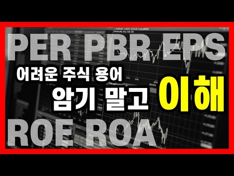 [주식투자 용어 이해] PER PBR ROE ROA EPS의 뜻과 의미