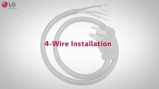 LG Dryer 3-Wire and 4-Wire Installation