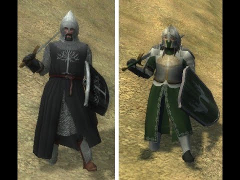 Third Age: Total War (Reforged) - Gondor Infantry vs Cardolan Men-at-Arms