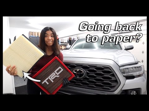 About the TRD Engine Air Filter… (changing my mind!)
