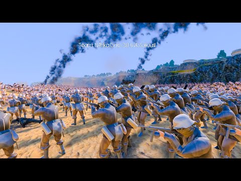 10000 Afrika Corp 3S vs 21000 Nazi Zombies. Ultimate Epic Battle Simulator 2  UEBS 2