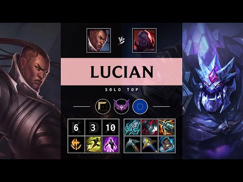 Lucian Top vs Sion - EUW Master Patch 25.17