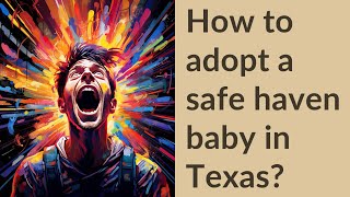 How to adopt a safe haven baby in Texas?