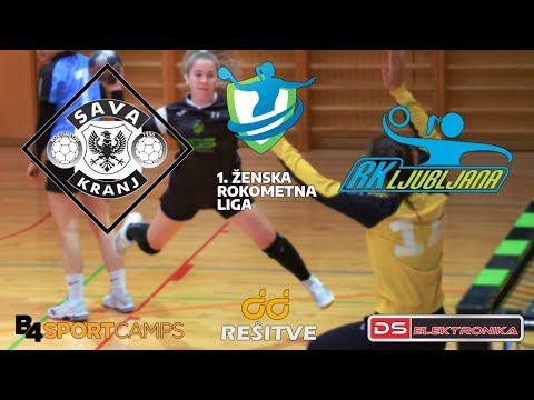 04.KROG ENOTNE 1.DRL - ŽENSKE (2022/23): RK SAVA KRANJ : RK LJUBLJANA [PRENOS]