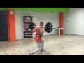 Wykroki ze sztangą 80kg