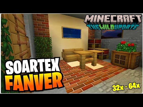 🔔 SOARTEX FANVER TEXTURE for Minecraft pe 1.20 |  Updated!  |  64x64 and 32x32 [the wild update] 🤑