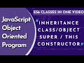 Classes Object Inheritance In JavaScript OOP In Hindi