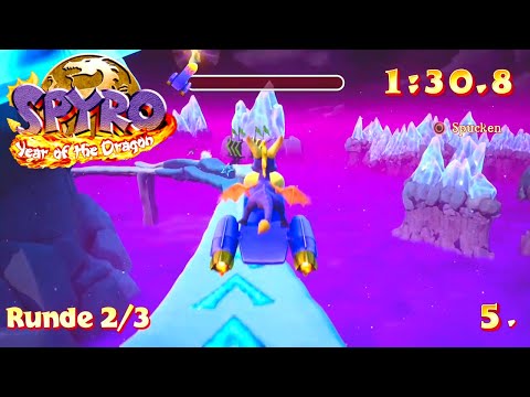 Super-Bonusrunde #22 | Snowboardrennen | Spyro Reignited Trilogy