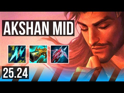 AKSHAN vs SYLAS (MID) | 55K damage | NA Challenger | 25.24
