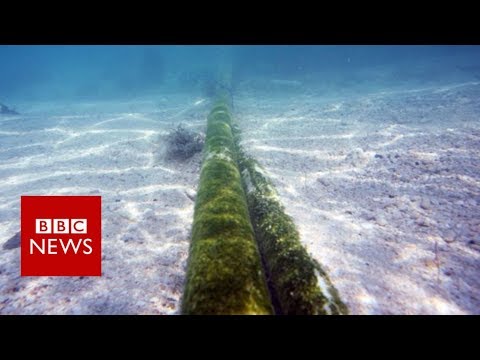 Russia a 'risk' to undersea cables, defence chief warns - BBC News
