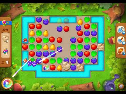 GardenScapes Level 3096 no boosters (19 moves)