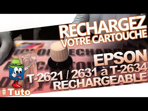 comment remplir cartouche epson sx400