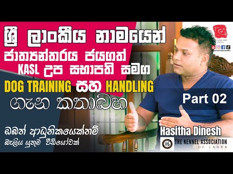 Dog Training සහ Handling පිළිබඳ කතාබහ KASL උප සභාපති සමග - Kennel Association of Sri Lanka - Part 02
