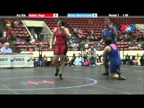 WM 84 KG - RR1 - Nadine Fiege vs. Mariah-Marie Simpson (GA)