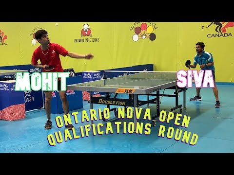 Mohit KUMAR [1367] vs Siva Teja [1210] -Qualifications Round - Ontario Nova Open - 21 May 2023