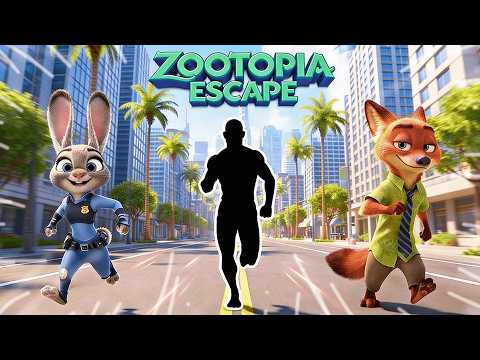 Immersive Interactive Warm Up丨Zootopia Escape Edition | Easy Daily Fitness | Full Body