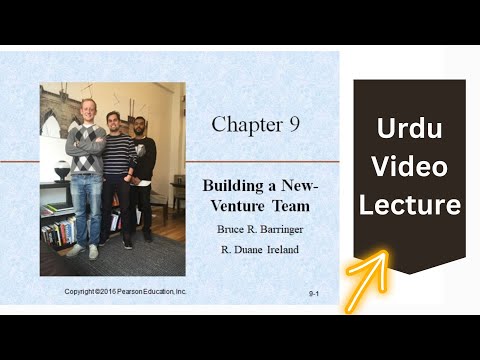 Entrepreneurship: Building a New-Venture TeamBruce R. BarringerR. Duane Ireland