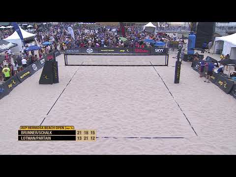 AVP Hermosa 2022 | Brunner/Schalk vs. Lotman/Partain | Court 1 | Pro Series