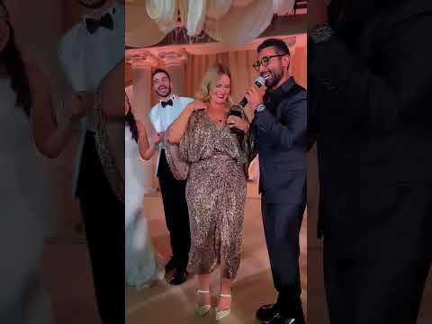 رقص يسرا وشيماء سيف واحمد سعد من حفل زفاف نجل بيومي فؤاد